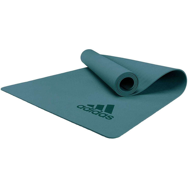 Adidas Premium 5mm Yoga Mat Fitness Gym Exercise Pilates Workout Non Slip Pad