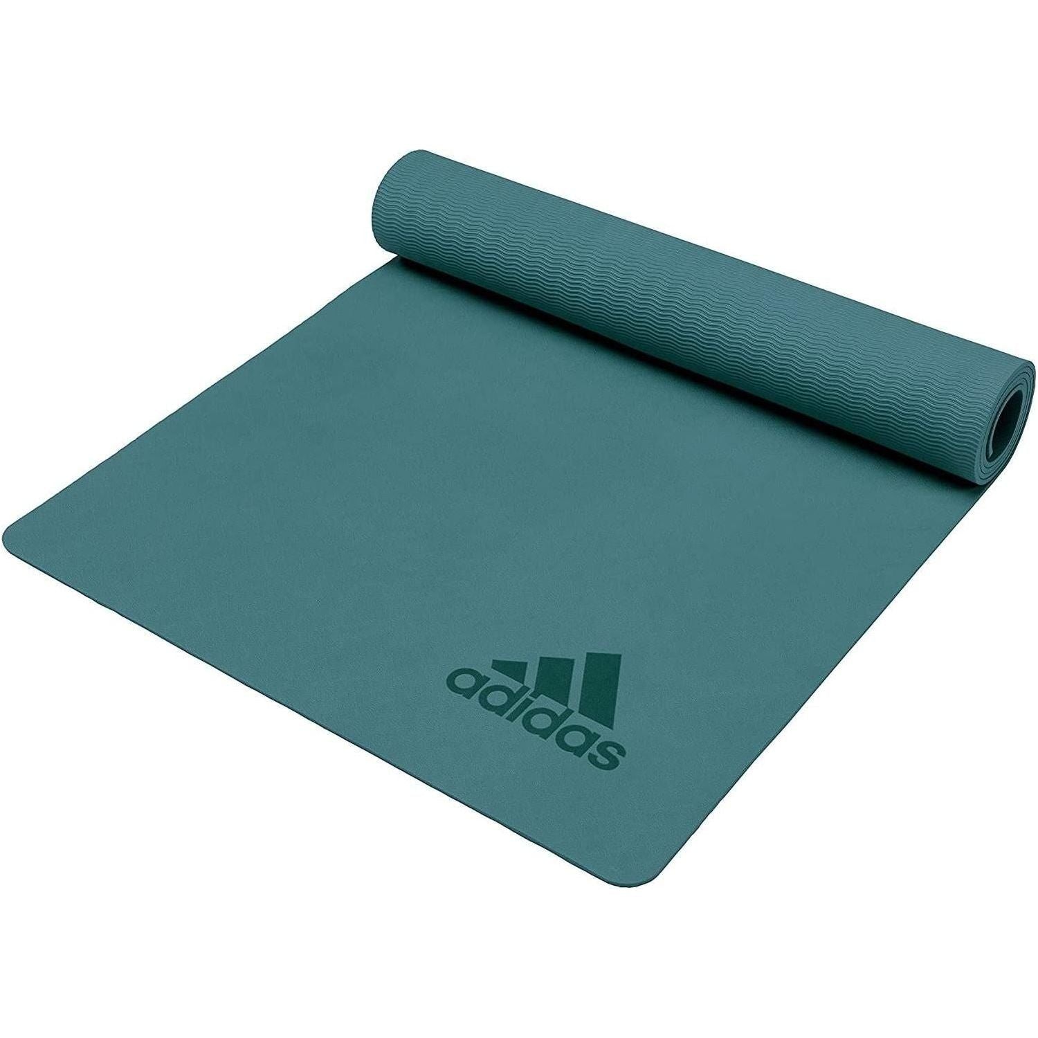 Adidas Premium 5mm Yoga Mat Fitness Gym Exercise Pilates Workout Non Slip Pad