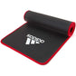 Adidas Training 10mm Exercise Floor Mat Gym Thick Yoga Fitness Judo Pilates - Black/Red