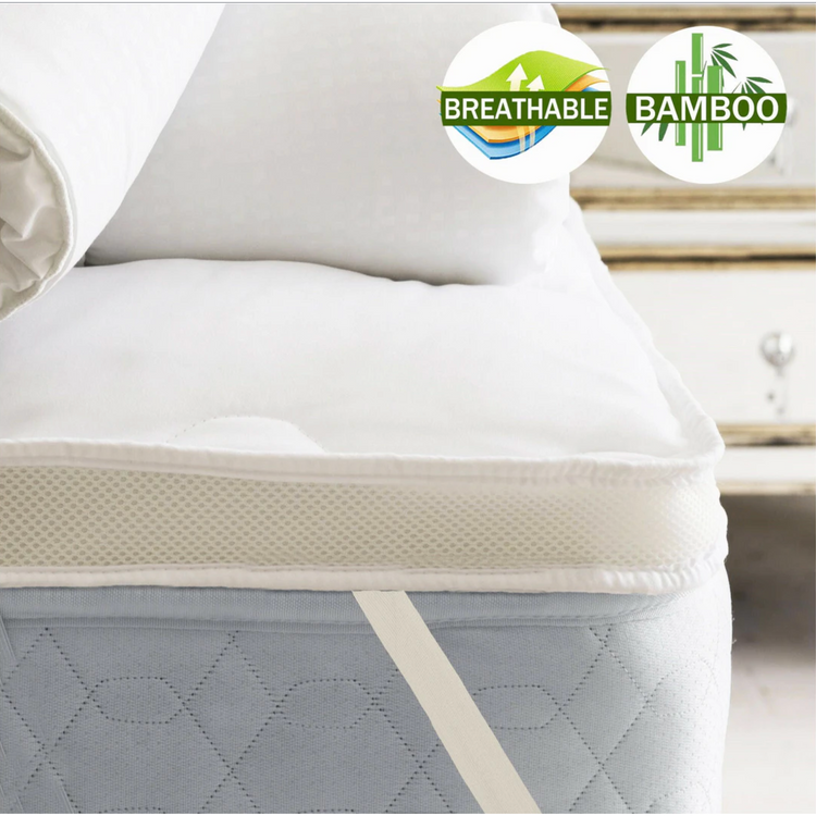 Airmax bamboo mattress toppers 1000gsm