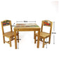 Airplane Design Kids Wooden Table Chairs Set - Magdasmall