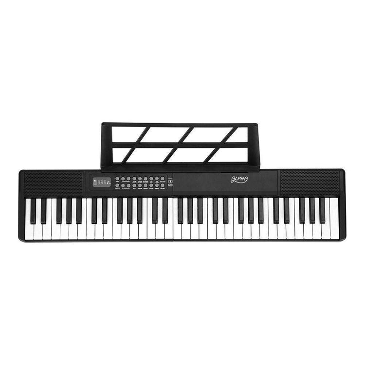 Alpha 61 Keys Foldable Electronic Piano Keyboard Digital Electric w/ Carry Bag