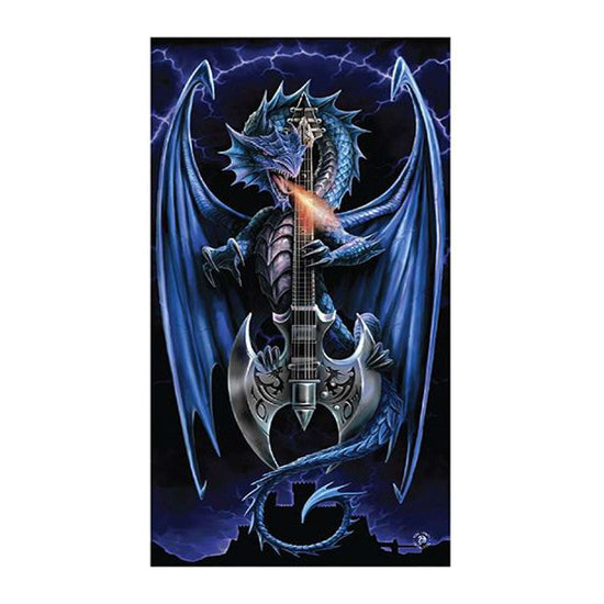 Anne Stokes Power Chord Beach Towel