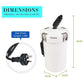 Aquarium External Canister Filter 400L/H