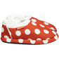 ARCHLINE Orthotic Slippers CLOSED Back Scuffs Moccasins Pain Relief - Red Polka Dots - EUR 40 (Womens 9 US)