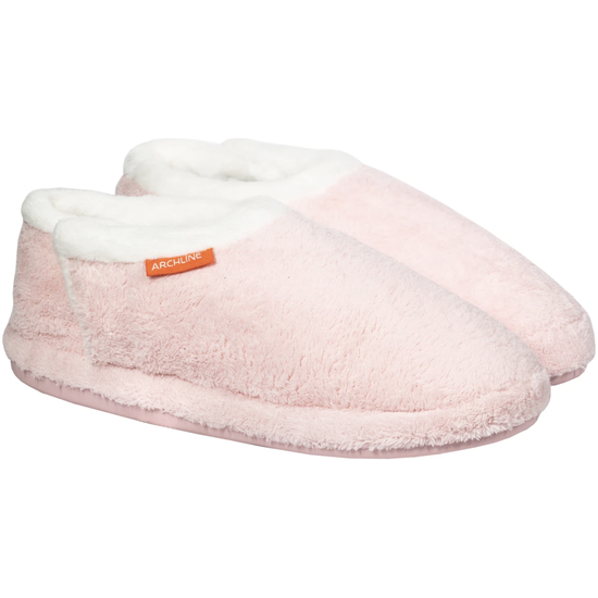 ARCHLINE Orthotic Slippers Closed Scuffs Pain Relief Moccasins - Pink - EUR 40