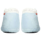 ARCHLINE Orthotic Slippers Closed Scuffs Pain Relief Moccasins - Sky Blue - EUR 43