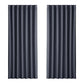 Artiss 2X Blockout Curtains Blackout Window Curtain Eyelet 240x230cm Charcoal