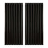 Artiss 2X Blockout Curtains Blackout Window Curtain Eyelet 300x230cm Black Shine - Magdasmall