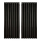 Artiss 2X Blockout Curtains Blackout Window Curtain Eyelet 300x230cm Black Shine - Magdasmall