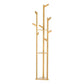 Artiss Clothes Rack Coat Stand 165cm 9 Hooks Tree Shelf Bamboo