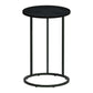 Artiss Coffee Table Side Table Round Black Martha