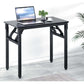 Artiss Computer Desk Foldable Balck 80CM