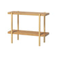 Artiss Console Table 92CM 2-tier Pine Sera