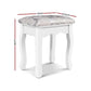 Artiss Dressing Table Stool Velvet White