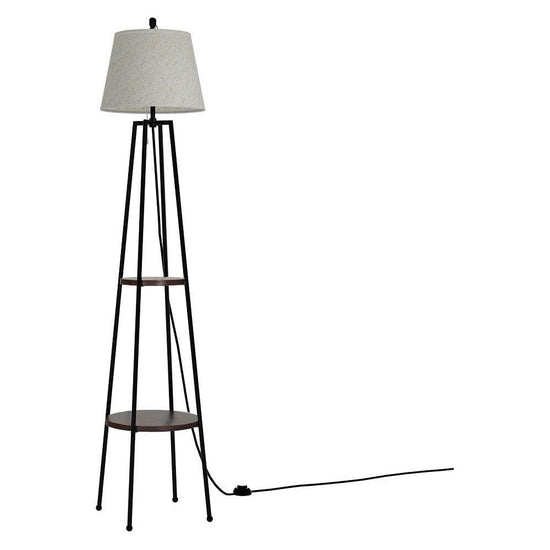 Artiss Floor Lamp Shelf Stand Modern LED Storage Shelves Living Room Light - Magdasmall