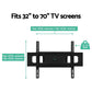 Artiss Full Motion TV Wall Mount Bracket Swivel LED LCD Plasma VESA 32 - 70 Inch