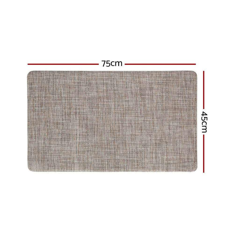 Artiss Kitchen Mat 45x75cm Textilene Floor Rug Carpet Non-slip