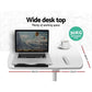 Artiss Laptop Desk Table Fan Cooling White 60CM