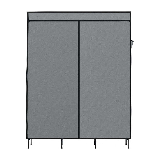 Artiss Large Portable Clothes Closet Wardrobe with Shelf Grey
