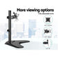 Artiss Monitor Arm Stand Single Black