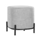 Artiss Ottoman Foot Stool Square Linen Grey