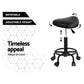 Artiss Salon Stool Saddle Swivel Chair