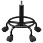 Artiss Salon Stool Square Swivel Chair Black