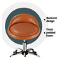 Artiss Salon Stool Swivel Chair Backrest Chairs