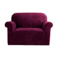 Artiss Sofa Cover Couch Covers 1 Seater Velvet Ruby Red