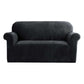 Artiss Sofa Cover Couch Covers 2 Seater Velvet Black