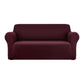 Artiss Sofa Cover Couch Covers 3 Seater Stretch Burgundy