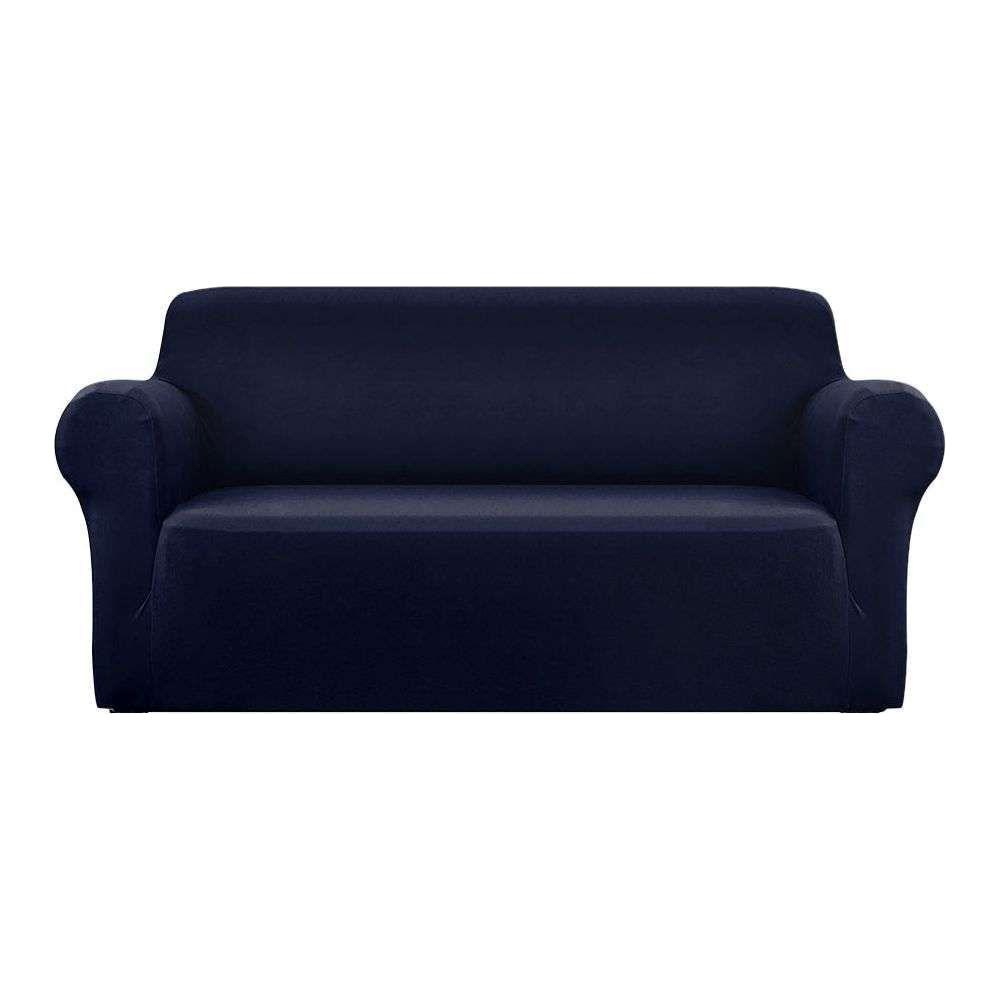 Artiss Sofa Cover Couch Covers 3 Seater Stretch Navy