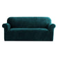 Artiss Sofa Cover Couch Covers 3 Seater Velvet Agate Green