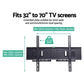 Artiss TV Wall Mount Bracket Tilt Swivel Full Motion Flat LED LCD 32 42 50 55 60 65 70 inch