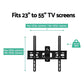 Artiss TV Wall Mount Bracket Tilt Swivel Full Motion Flat Slim LED LCD 23 inch to 55 inch