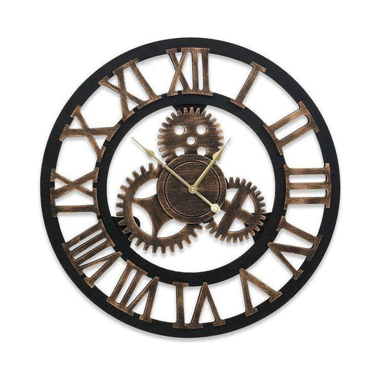 Artiss Wall Clock 80CM Large Modern Vintage Retro Luxury Art Metal Home Decor - Magdasmall