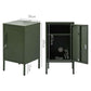 ArtissIn Bedside Table Metal Cabinet - MINI Green