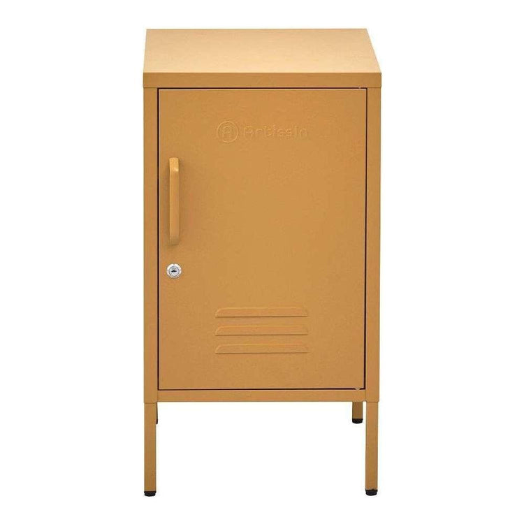 ArtissIn Bedside Table Metal Cabinet - MINI Yellow