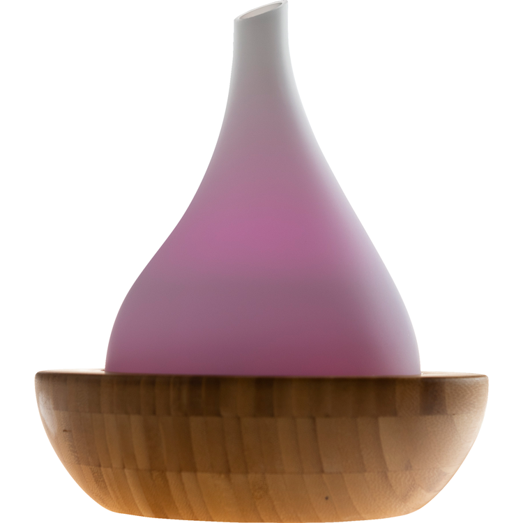 Aryya Aromatherapy Ultrasonic Bamboo Diffuser TEARDROP Enhance Your Environment - Magdasmall