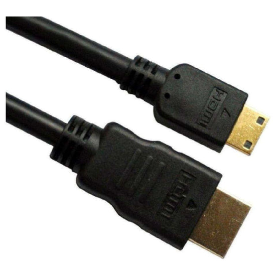 ASTROTEK HDMI to Mini HDMI Cable 2m - 1.4v 19 pins A Male to Mini C Male 30AWG OD6.0mm Gold Plated Black PVC Jacket for Tablet Smart Phone