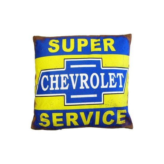 Australian Mancave Retro Cushion Chevrolet Super Service 40 x 40 cm