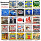 Australian Mancave Retro Cushion Michelin Tyre Services 40 x 40 cm