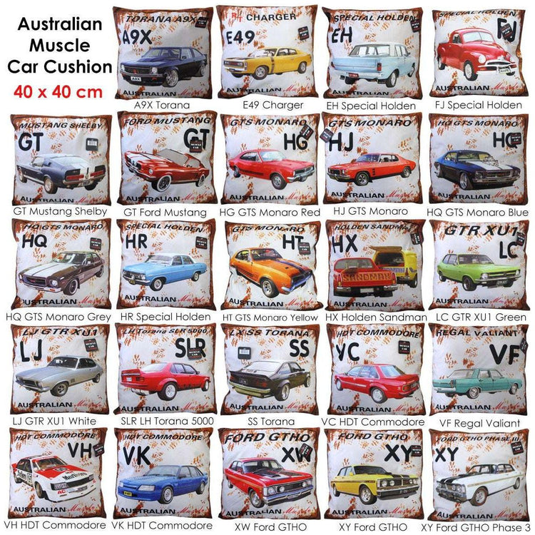 Australian Muscle Car Cushion FJ Special Holden Red - Magdasmall