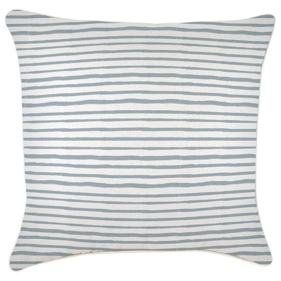 Cushion Cover-With Piping-Paint Stripes Smoke-60cm X 60cm