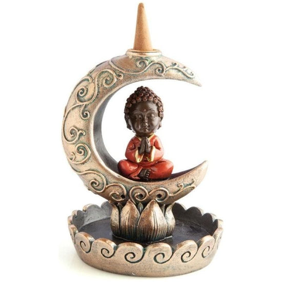 Baby Buddha Moon Backflow Incense Burner