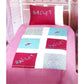 Ballerina Embroidered Quilt Cover Set Single - Magdasmall