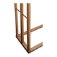 Bamboo Towel Bar Metal Holder Rack 3-Tier Freestanding for Bathroom and Bedroom - Magdasmall