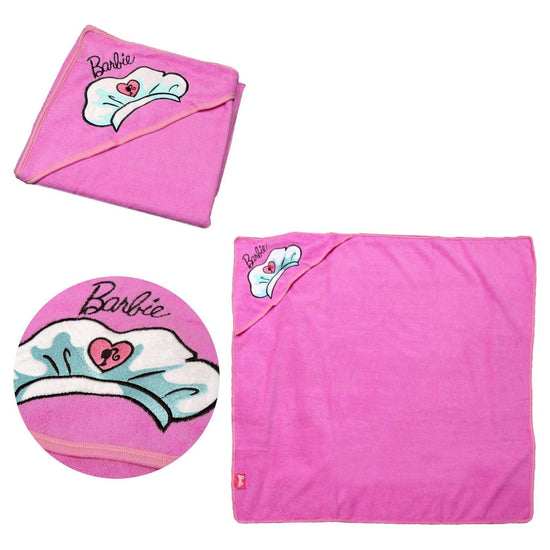 Barbie Embroidered Microfiber Hooded Towel - Magdasmall