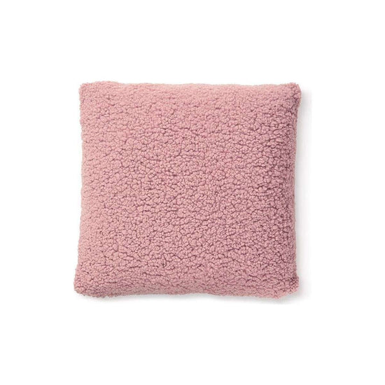 Bedding House Bedding House Sherpa Filled Square Cushion Mauve